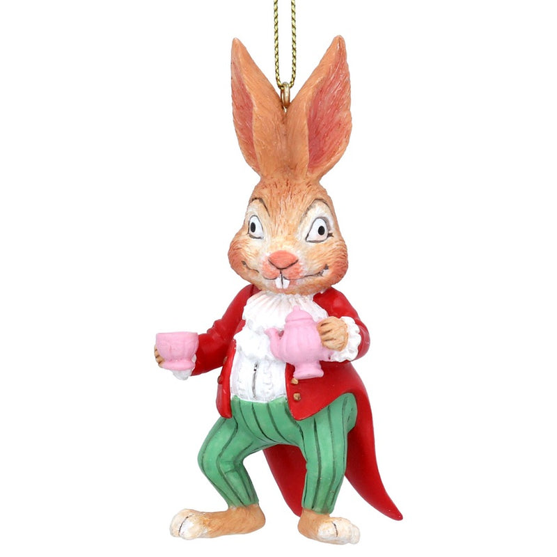 Mad March Hare Resin Ornament