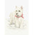 Sky the West Highland Terrier Christmas Greeting Card
