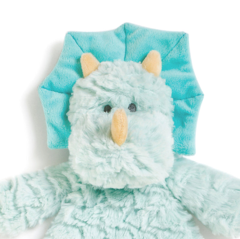 Darcy Dinosaur Rattle Blankie | Le Petite Putti 