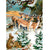 Deer in Woods Hand Glittered Christmas Card | Putti Christmas 