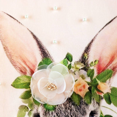 Doe a Dear Bunny Tee - Pink | Le Petite Putti