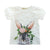 Doe a Dear Bunny Tee - White | Le Petite Putti 