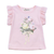 Doe a Dear Pink Floral Bouquet Tee
