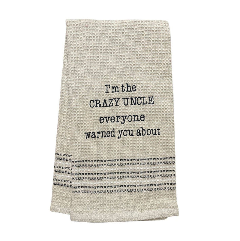 Dry Wit Towel - Crazy Uncle | Putti Fine Furnishings 