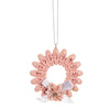 Pink Ballet Shoes Wreath Ornament