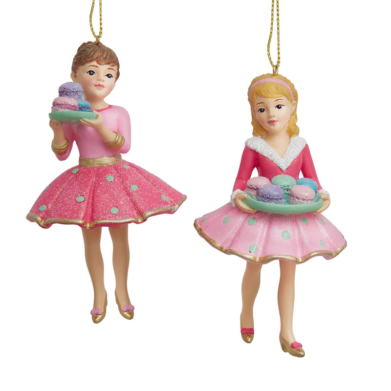 Tea-Themed Dessert Girl Ornament