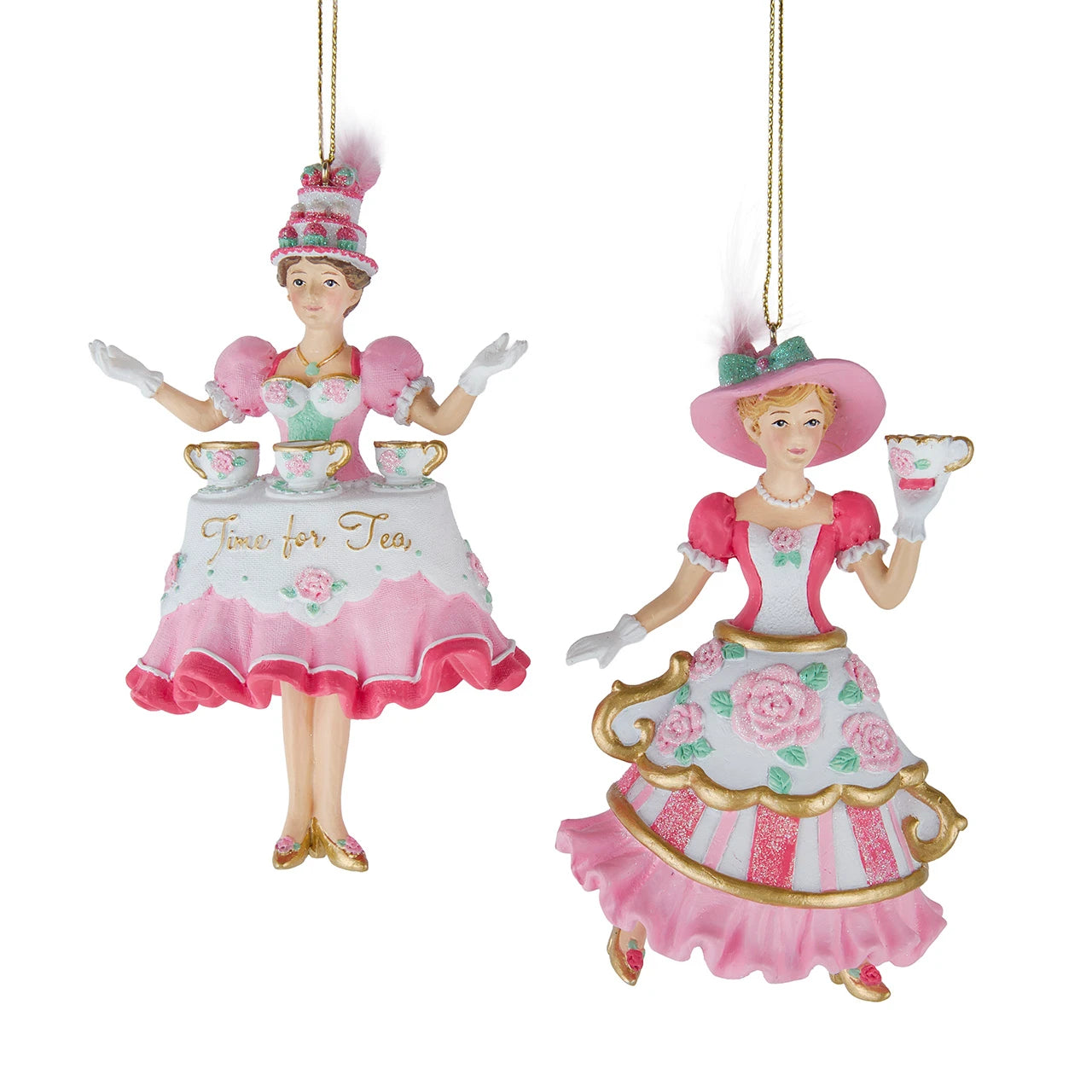 Resin Tea Lady Ornament
