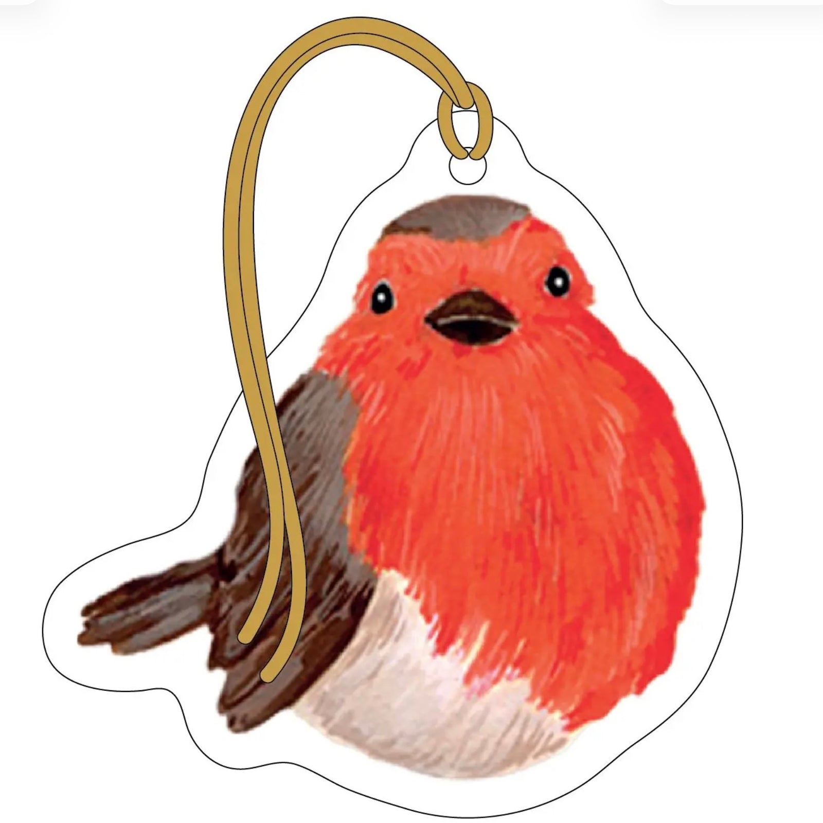 The Art File Die Cut Robin Gift Tags