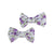 Great Pretenders Boutique Liberty Mini Bow Hairclips 2pcs - Purple  | Le Petite Putti 