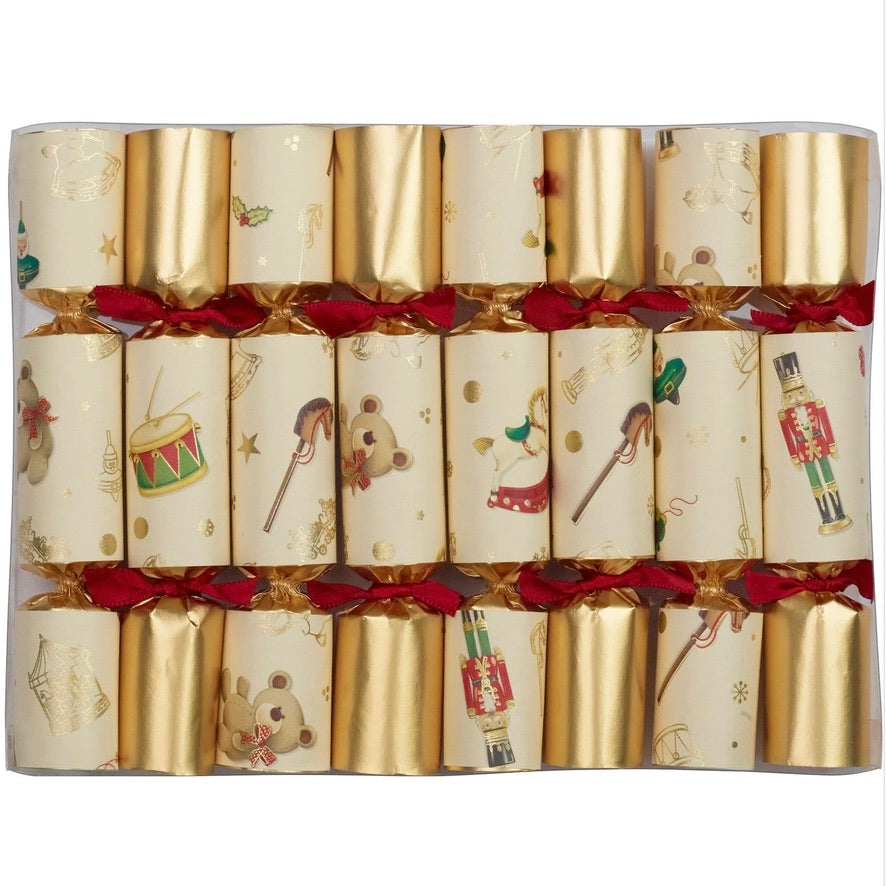 Robin Reed "Christmas Toys" Small Crackers | Putti Christmas Canada