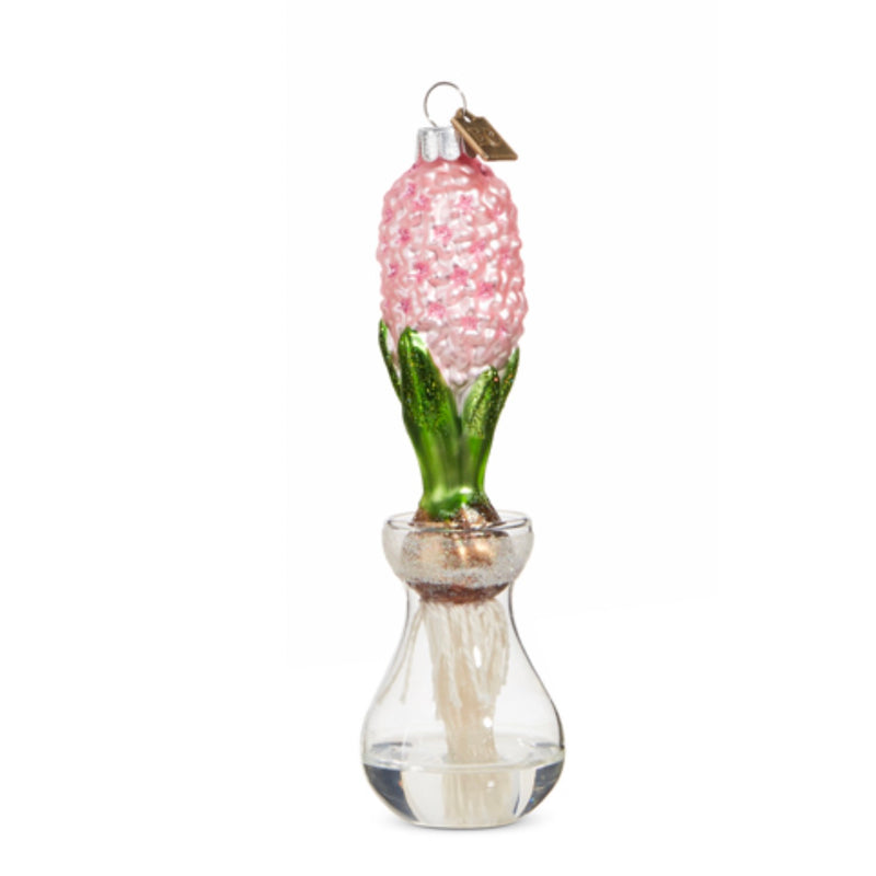 Eric Cortina Hyacinth Bulb Glass Jar Ornament