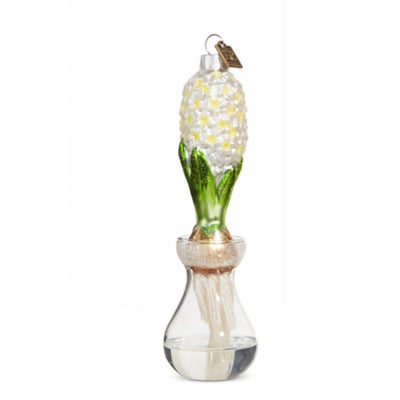 Eric Cortina Hyacinth Bulb Glass Jar Ornament