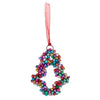 Multi Color Holiday Icon Bell Ornament | Putti Christmas Decorations