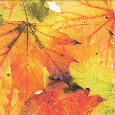 Autumn Leaves Luncheon Napkin