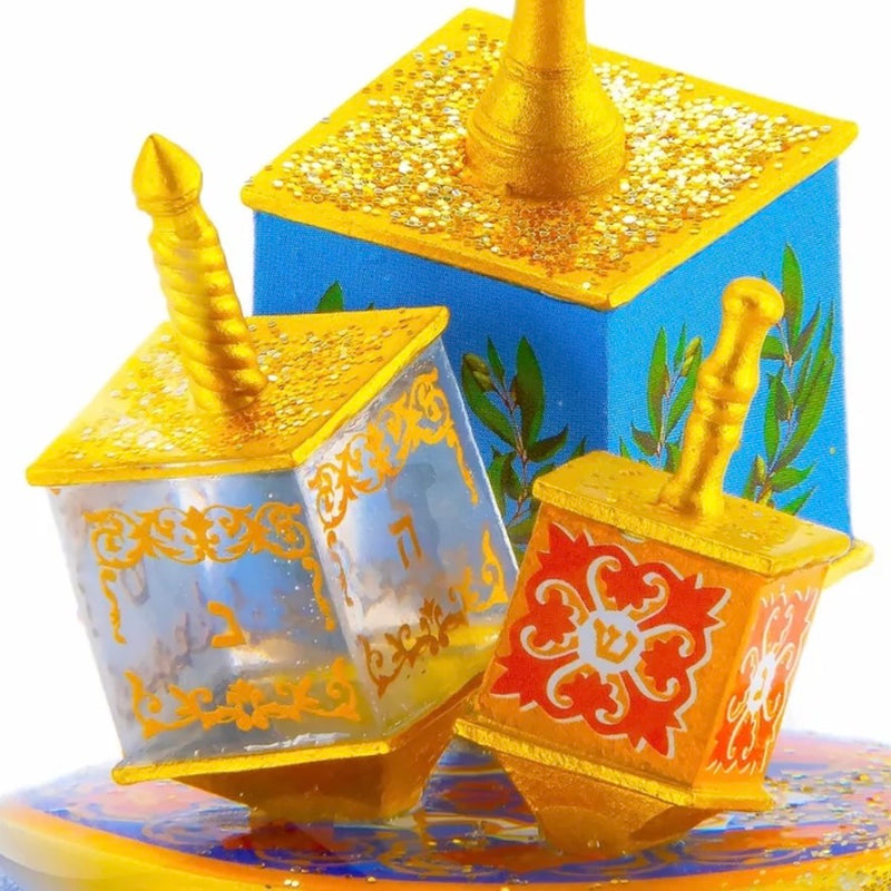 CoolSnowGlobes - Dancing Dreidels Snow Globe | Putti Celebrations Canada