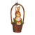 Basket with Brown Bunny Glass Ornament