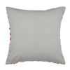 Coral Red Greek Key Embroidered Indoor/Outdoor Pillow