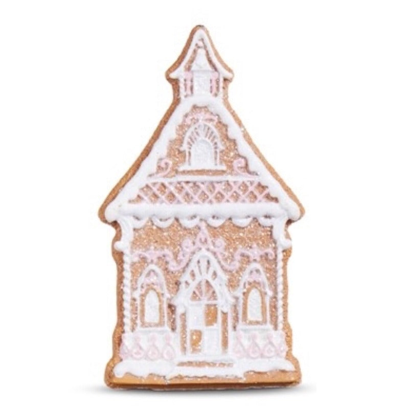 Pink Ginerbread House Ornament | Putti Christmas Decorations 