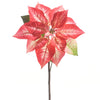 Red and Pink Poinsettia Stem | Putti Christmas Decorations