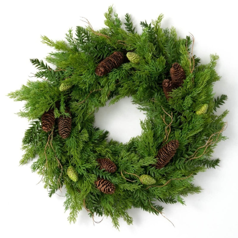 Sullivans Cedar and Hemlock Wreath | Putti Christmas Canada