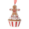 Gingerbread Man on Cupcake Ornament