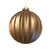 Matte Blush Ribbed Glass Ornament |  Putti Decorations