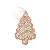White Icing Gingerbread Ornaments