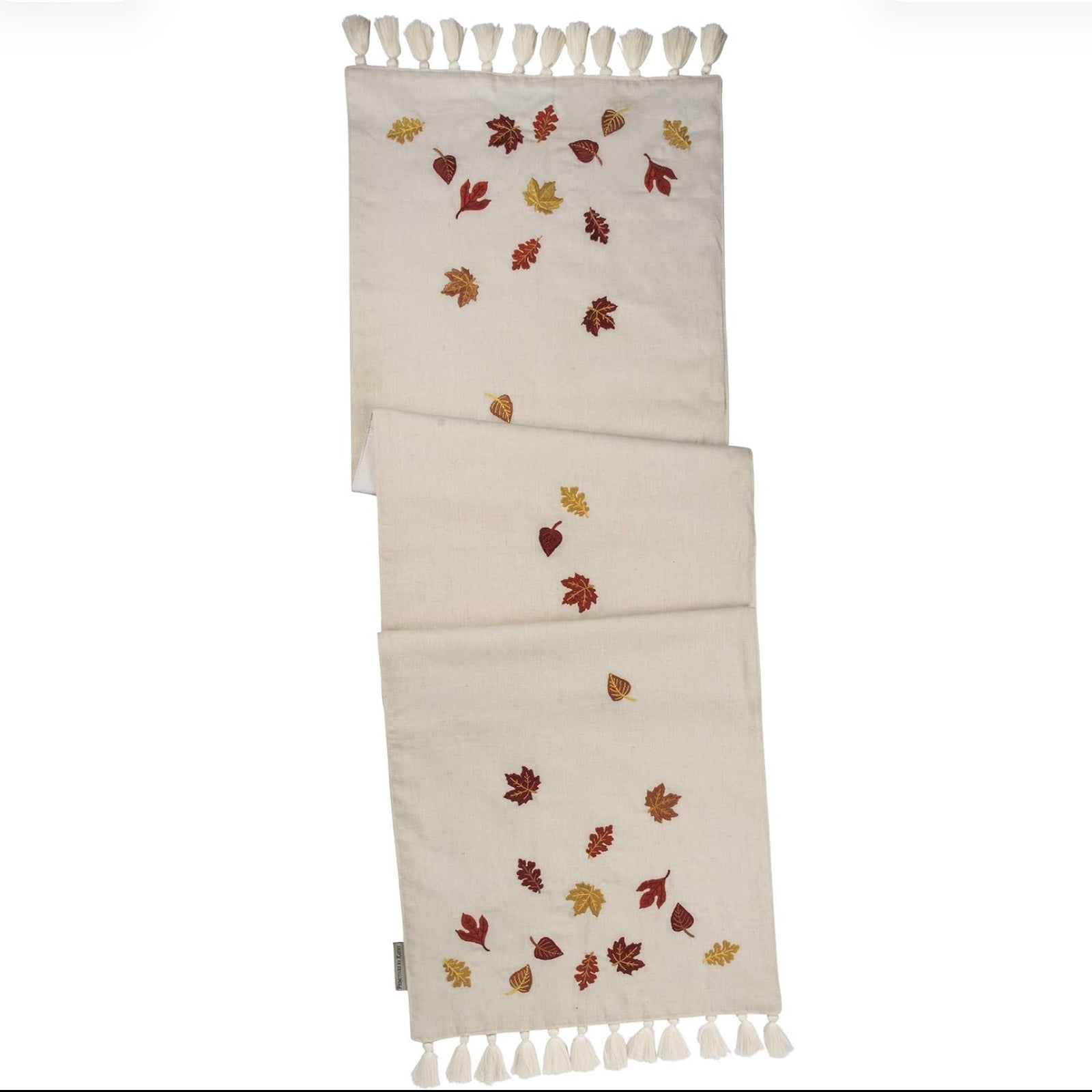 Falling Leaves Cotton Table Runner