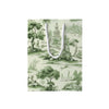French Toile Gift Bag - Green | Putti Fine Furnishings
