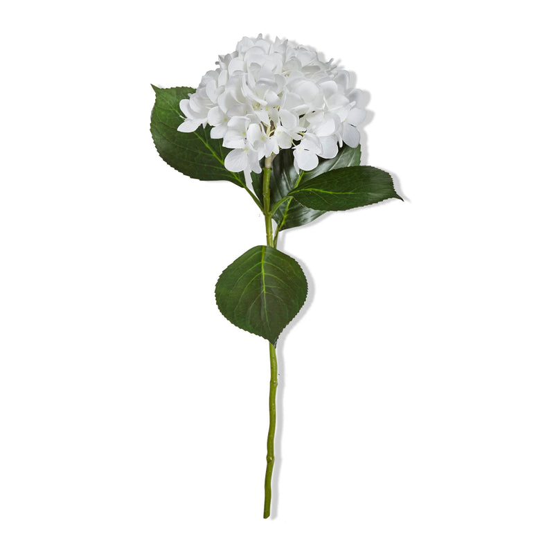 White Hydrangea Stem | Putti Fine Furnishings 