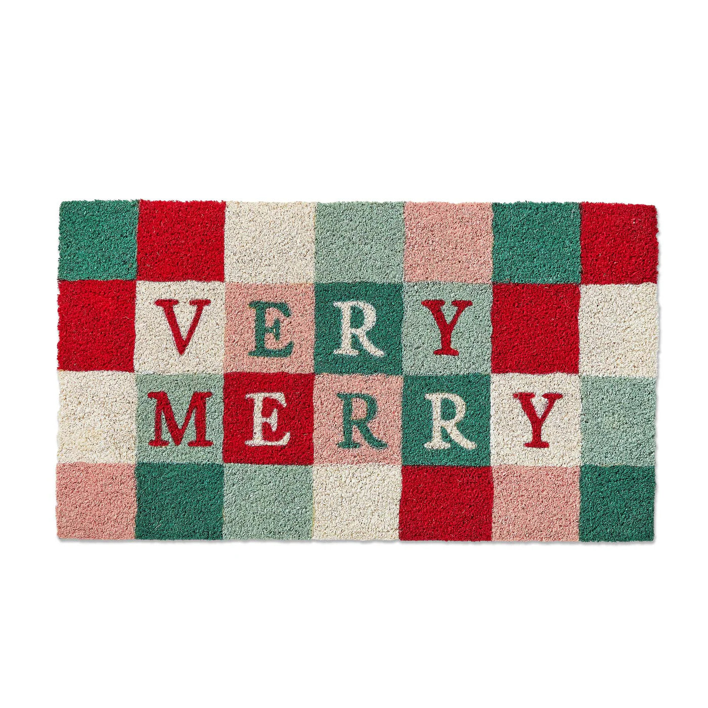 "Very Merry" Pvc Coir Mat  | Putti Christmas Canada 
