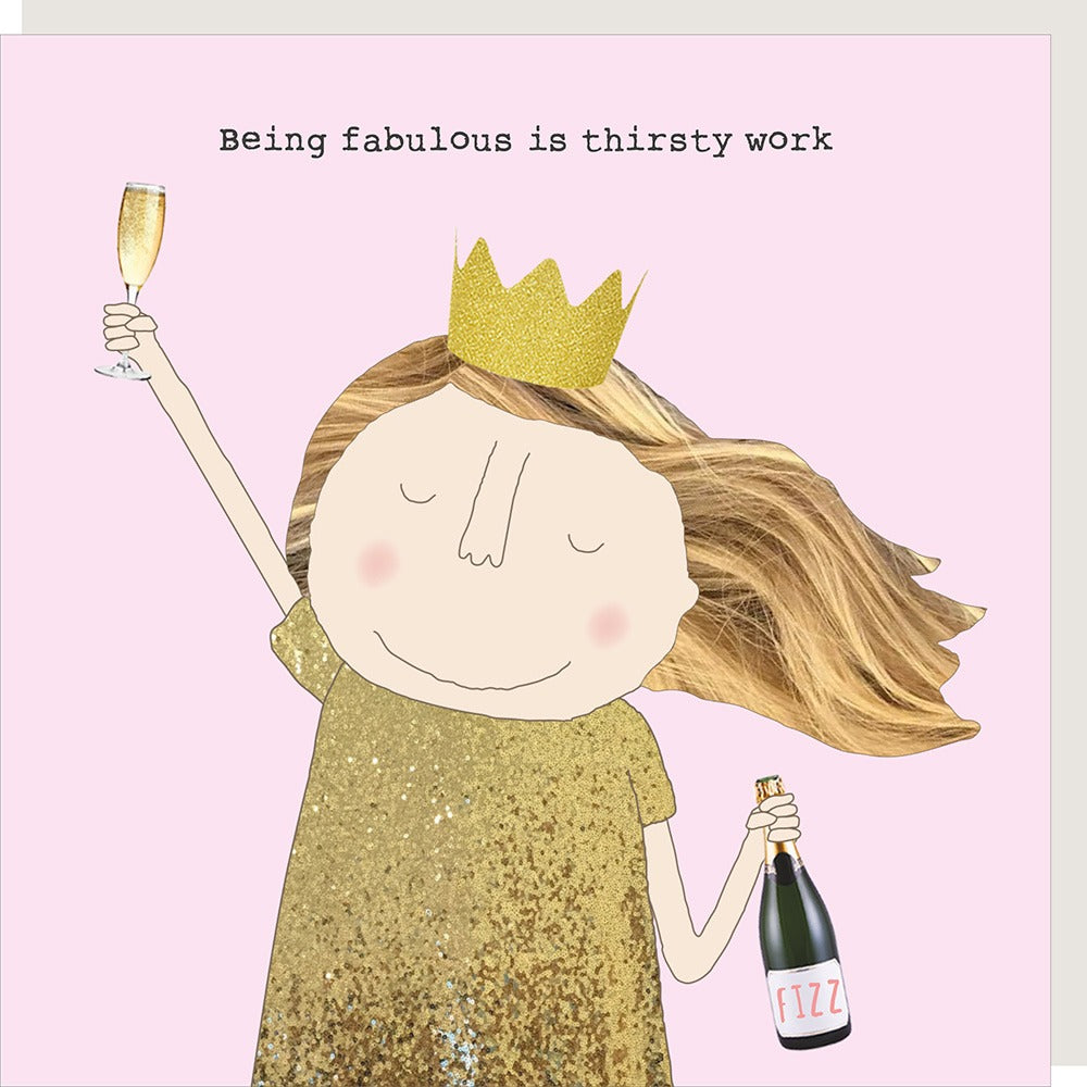 Rosie Made a Thing Greeting Card - Thirsty | Putti Fine Furnishings