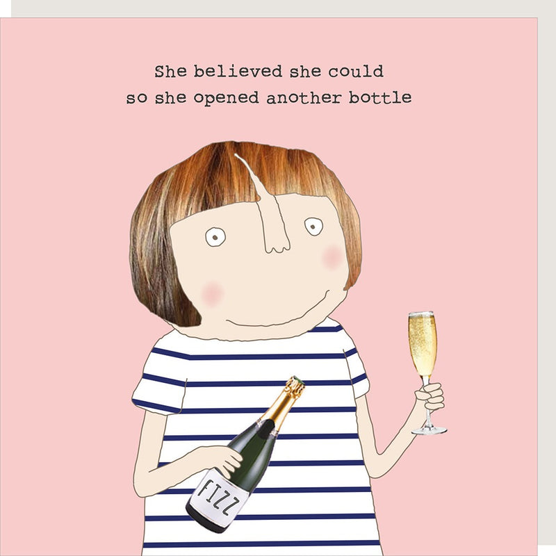 Rosie Made a Thing Greeting Card - Another Bottle | Putti Fine Furnishings 