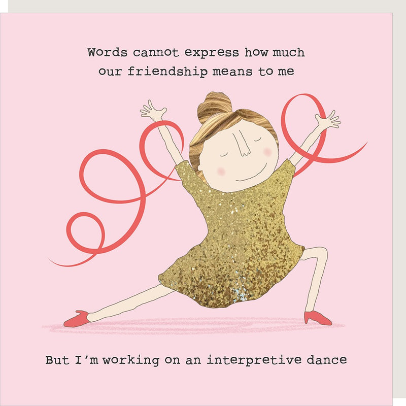 Rosie Made a Thing Greeting Card - Friendship Dance | Putti Fine Furnishings 