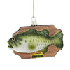 Cody Foster Singing Fish Glass Ornament | Putti Christmas