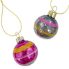 Painted Vintage Glass Ball Ornament  | Putti Christmas Decorations