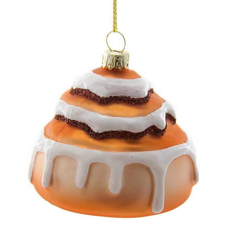 Cody Foster Cinnamon Roll Glass Ornament | Putti Christmas Decorations 