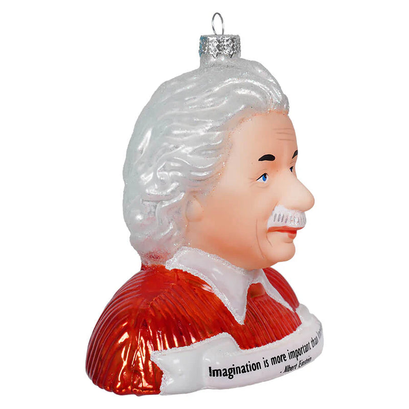 Cody Foster Alber Einstein Glass Ornament | Putti Christmas Decorations 