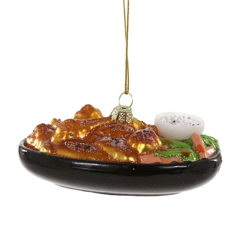 Cody Foster Buffalo Chicken Wings Glass Ornament | Putti Christmmas Decorations 