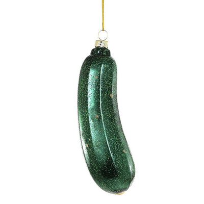 Cody Foster Zucchini Glass Ornament  | Putti Christmas Decorations