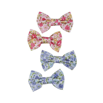 Great Pretenders Boutique Liberty Beauty Bows Hairclips 2pcs - Blue | Le Petite Putti