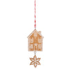 Gingerbread House Cookie Ornament  | Putti Christmas Decorations