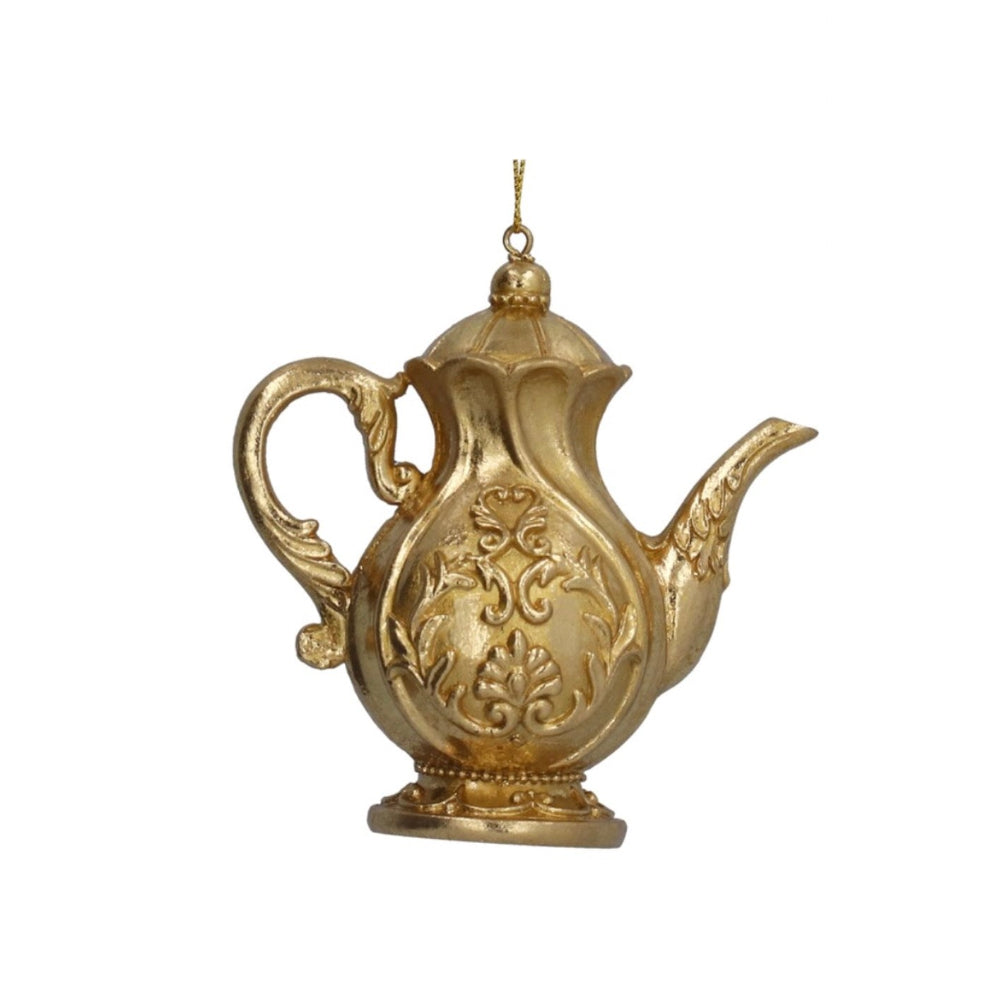 Gold Resin Teapot  Ornament