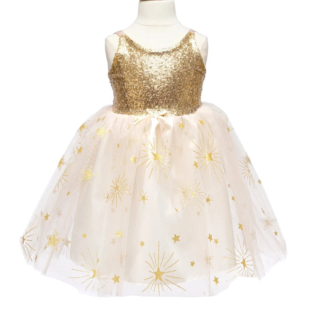 Great Pretenders Glam Party Gold Dress | Le Prtite Putti 