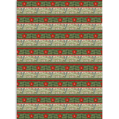 Green Sleeves Christmas Wrapping Paper Roll | Putti Christmas