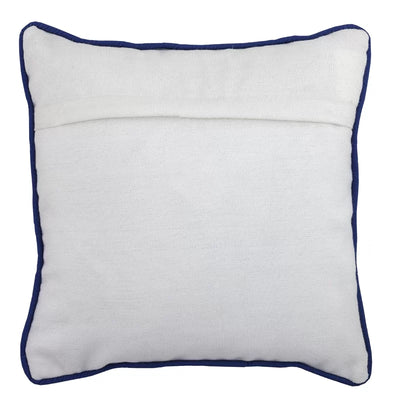Navy Anchor Square Indoor/Outdoor Pillow