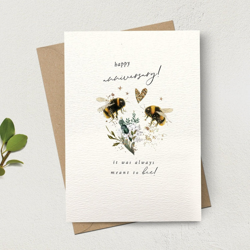 "Happy Anniversary" Bees Greeting Card | Putti Celebrations 