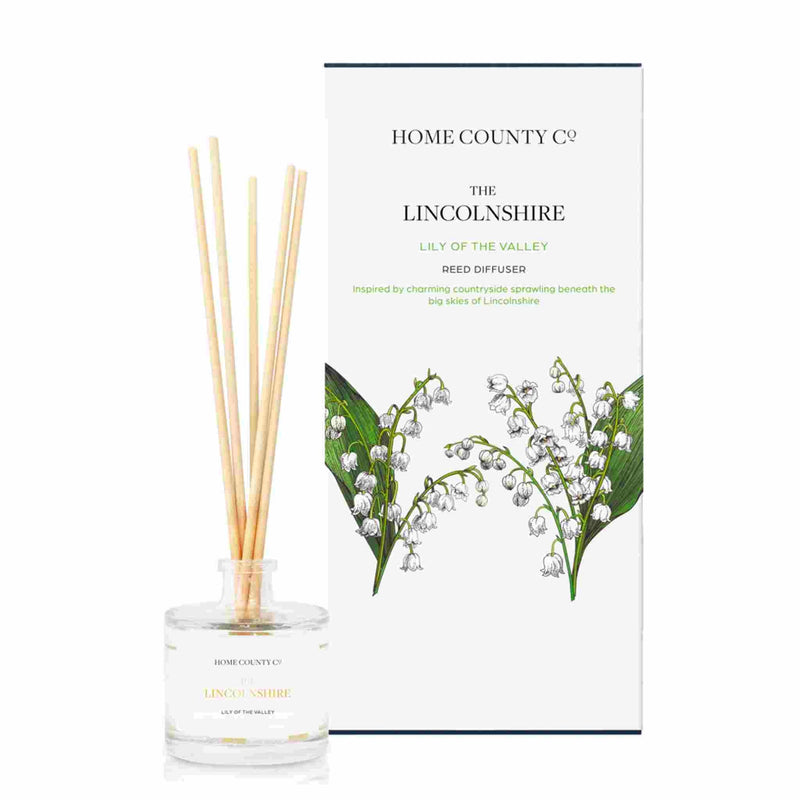Home County Co. Lincolnshire - Lily of the Valley Reed Diffuser