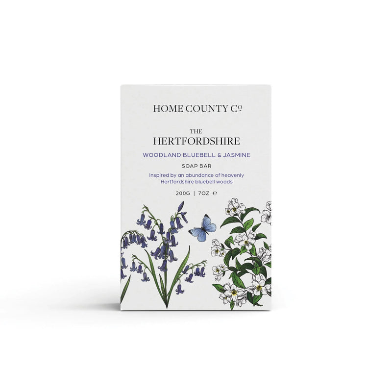 Home County Candles - The Hertfordshire - Woodland Bluebell and Jasmine Soap | Putti 
