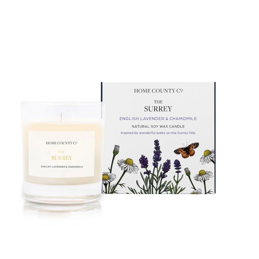 Home County Candles - The Surrey - English Lavender and Chamomile Candle | Putti 